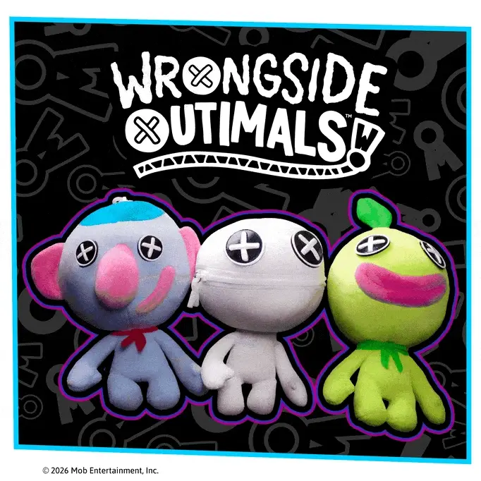 DOODLE BONES 2-in-1 Reversible 14” Plush (Pre-Order) - Image 3