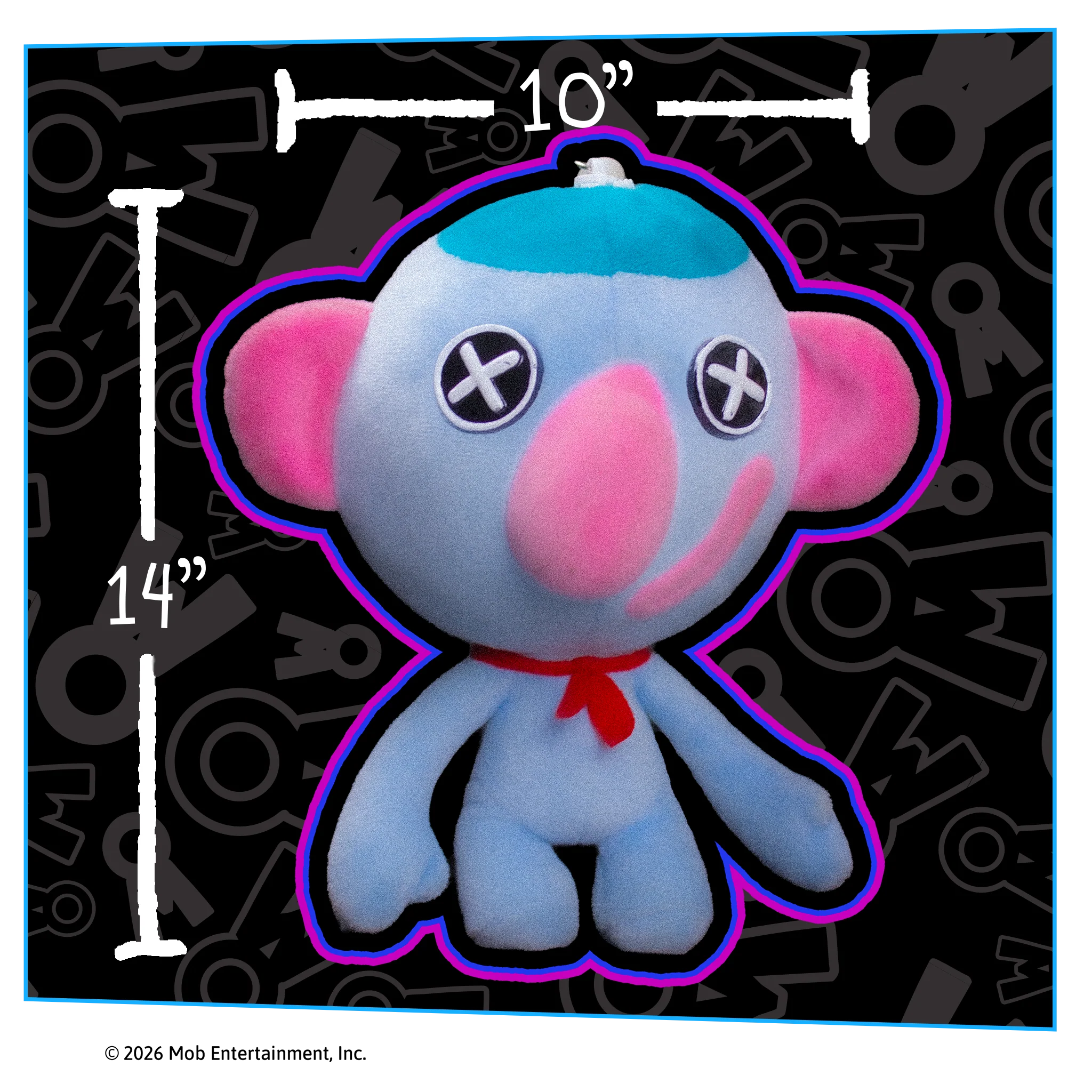 DOODLE BONES 2-in-1 Reversible 14” Plush (Pre-Order) - Image 4