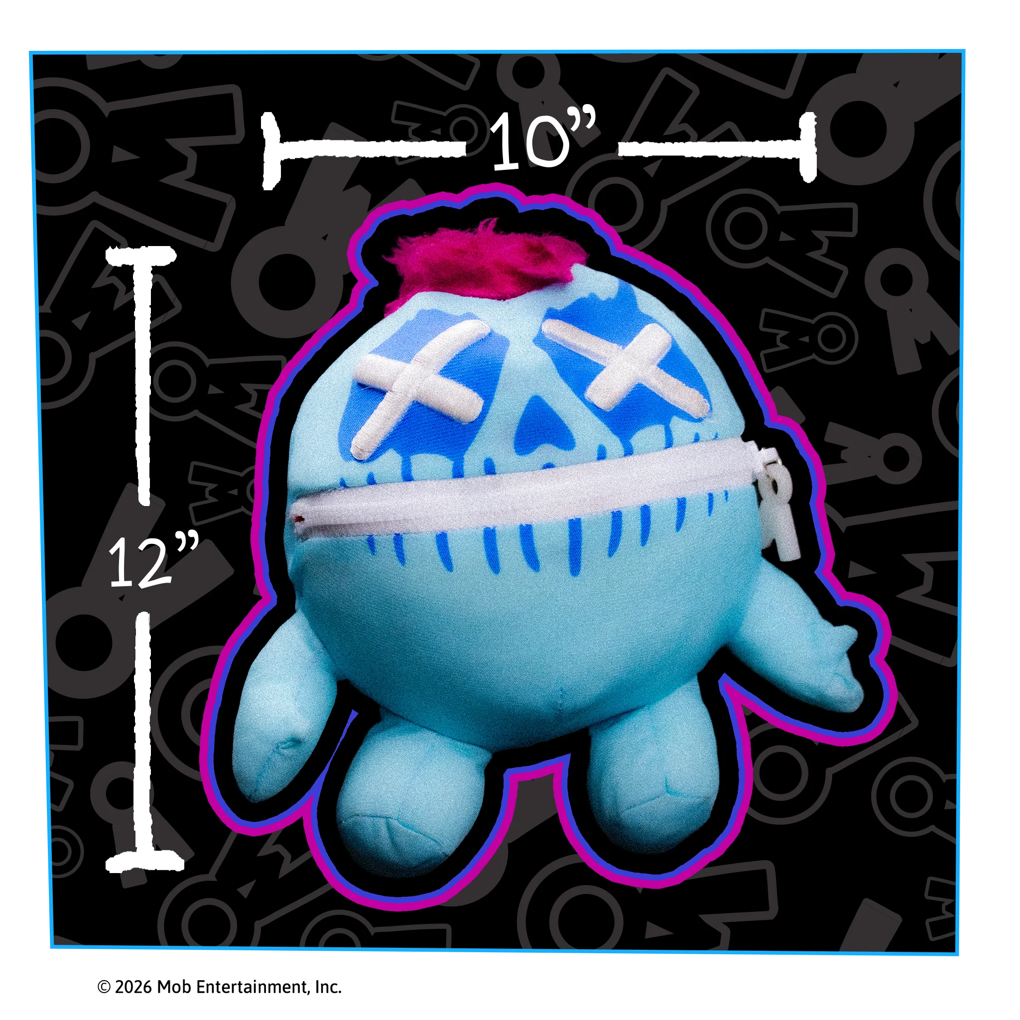 DOODLE BONES 2-in-1 Reversible 14” Plush (Pre-Order) - Image 5